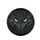 Scowling Bright Blue Eyes Thick Dark Brows Deep Charcoal Smoky Forms - Bold Look Strong Contrast Spare Tire Cover - 4