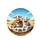 Cartoon Cows Vehicle Interior Rural Landscape Farmhouse Decor Gift for Cow Lover Spare Tire Cover - 4