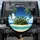 Tropical Island Palm Trees Ocean Beach - Outdoor Adventure Gift Spare Tire Cover - 1
