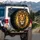 Powerful Regal Geometric Polygonal Lion Head Golden Eyes - Outdoor Decor Gift Spare Tire Cover - 3