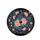 Lush Coral Peach Purplish Blue Chrysanthemum Floral Arrangement - Classic Elegance Gift Spare Tire Cover - 4