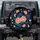 Lush Coral Peach Purplish Blue Chrysanthemum Floral Arrangement - Classic Elegance Gift Spare Tire Cover - 1