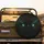 Intense Luminous Emerald Green Reptilian Eyes – Wildlife Lover Gift Spare Tire Cover - 2
