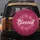 Blessed Word Aura Flowing Lettering Light Particles Glow - Spiritual Home Decor Gift for Believers Spare Tire Cover - 5