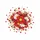 Ladybugs Red Flowers White Daisy Blossoms - Cheerful Outdoor Decor Gift Spare Tire Cover - 6