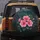 Pink Hibiscus Botanical Garden Decor Gift for Floral Lover Spare Tire Cover - 5