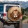 Ginger Tabby Kitten Pouch - Cat Lover Home Decor Gift Spare Tire Cover - 3