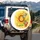 Happy Sunflower Bee Snail Garden Scene Garden Lover Gift Spare Tire Cover - 3