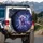 Roaring Lion Ethereal Woman Constellations - Cosmic Lover Gift for Star Gazer Spare Tire Cover - 3