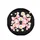 Elegantly Tied Pastel Pink Bows White Daisies Outline Hearts - Vehicle Lifestyle Accessory Spare Tire Cover - 4