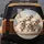 Cute Fluffy White Puppy Dogs Cozy Nest with Bright Curious Eyes – Dog Lover Home Decor Gift Spare Tire Cover - 5