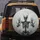 Realistic Trapped Human Skeleton Dark Mist Shadow - Eerie Atmospheric Decor Gift Spare Tire Cover - 5