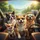 Shiba Inu Dogs Selfie Sunglasses - Road Trip Travel Gift for Dog Lovers Spare Tire Cover - 6