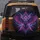 Great Horned Owl Tribal Geometric Neon Glow - Wildlife Lover Gift Spare Tire Cover - 5