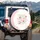 Botanical Wildflower Blossoms Foliage - Nature Lover Gift Spare Tire Cover - 3