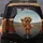Happy Doodle Dog Sunglasses Steering Wheel Hot Rod Flames - Driving Lover Gift Spare Tire Cover - 5