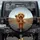 Happy Doodle Dog Sunglasses Steering Wheel Hot Rod Flames - Driving Lover Gift Spare Tire Cover - 1