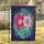 Fuchsia Pink Blooming Flowers Welcome - Psychedelic Floral Home Decor Gift Garden Flag - 1