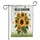 Hello Sunshine Sunflowers Honeybees Rustic Wood - Farmhouse Decor Gift Garden Flag - 3