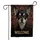 Black Tan Chihuahua Welcome Floral Tapestry - Home Decor Gift for Chihuahua Lover Garden Flag - 3