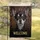 Black Tan Chihuahua Welcome Floral Tapestry - Home Decor Gift for Chihuahua Lover Garden Flag - 5