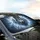 Majestic Alpha Wolf Head Sapphire Feather Filigree - Car Interior Upgrade Wolf Lover Gift Car Sunshade - 6