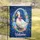 White Duck Pink Bow Welcome Wreath Hydrangea Rose - Garden Decor Gift for Duck Lovers Garden Flag - 5