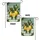 Rustic Welcome Lemons Blossom Branch Gingham Plaid - Farmhouse Home Decor Gift Garden Flag - 4