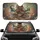 Antique Books Stacked Literary Dreamscape - Commute Accessory Book Lover Gift Car Sunshade - 1