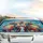 Vibrant Colorful Expressive Cows Playful Affection - Car Interior Upgrade Cow Lover Car Sunshade - 5