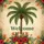 Tropical Palm Tree Hibiscus Flowers Welcome Sign - Garden Decor Gift for Gardeners Garden Flag - 6