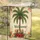 Tropical Palm Tree Hibiscus Flowers Welcome Sign - Garden Decor Gift for Gardeners Garden Flag - 5
