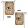 HOME Paw Print Peony Wildflower Rustic Wood - Home Decor Gift for Pet Lovers & Garden Fans Garden Flag - 4