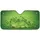 Peaceful Green Frog Heart Symbol Water Lily Pads Leaf Motifs Lush Field Road Trip Gift Car Sunshade - 3