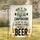 Retro Camper Beer Campground Decor - Camping Lifestyle Gift Garden Flag - 1