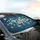 Cream White Cherry Blossoms Gnarled Branch - Car Interior Upgrade Road Trip Travel Car Sunshade - 6