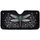 Dragonfly Iridescent Wings Botanical Night Sky - Travel Essentials Car Sunshade - 3