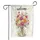 Chrysanthemum Daisy Welcome Floral Bouquet Mason Jar - Farmhouse Decor Gift Garden Flag - 3