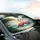 Pink Flamingo Heart Tropical Beach - Car Interior Upgrade for Flamingo Lovers Car Sunshade - 6