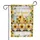 Garden Gnomes Sunflowers 'Bee Happy' Rustic Wood Home Decor Gift Garden Flag - 3