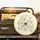 Outline Butterfly Swarm Floral Aged Parchment - Wildlife Lover Gift Spare Tire Cover - 2
