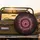 Crimson Black Spiraling Musical Notes Heart Filigree Vine Vortex - Music Lover Gift Spare Tire Cover - 2