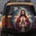Jesus Christ Rosary Crucifix - Religious Devotion Gift for Christian Believers Spare Tire Cover - 5