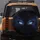 Luminous Electric Blue Feline Eyes Starlight Cosmic Void - Mysterious Space Traveler Gift Spare Tire Cover - 5