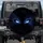 Luminous Electric Blue Feline Eyes Starlight Cosmic Void - Mysterious Space Traveler Gift Spare Tire Cover - 1