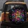 Dynamic Rainbow Spectrum Teardrop Leaf Shapes Explosion - Boho Lifestyle Gift Spare Tire Cover - 5