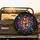 Dynamic Rainbow Spectrum Teardrop Leaf Shapes Explosion - Boho Lifestyle Gift Spare Tire Cover - 2
