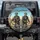Grinning Skeletal Figures Desert Road Trip - Open Road Adventure Gift for Travelers Spare Tire Cover - 1