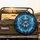 Majestic Wolf Golden Eyes Cyan Diamond Celestial Wings Cosmic Void Wildlife Lover Gift Spare Tire Cover - 2
