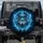 Majestic Wolf Golden Eyes Cyan Diamond Celestial Wings Cosmic Void Wildlife Lover Gift Spare Tire Cover - 1